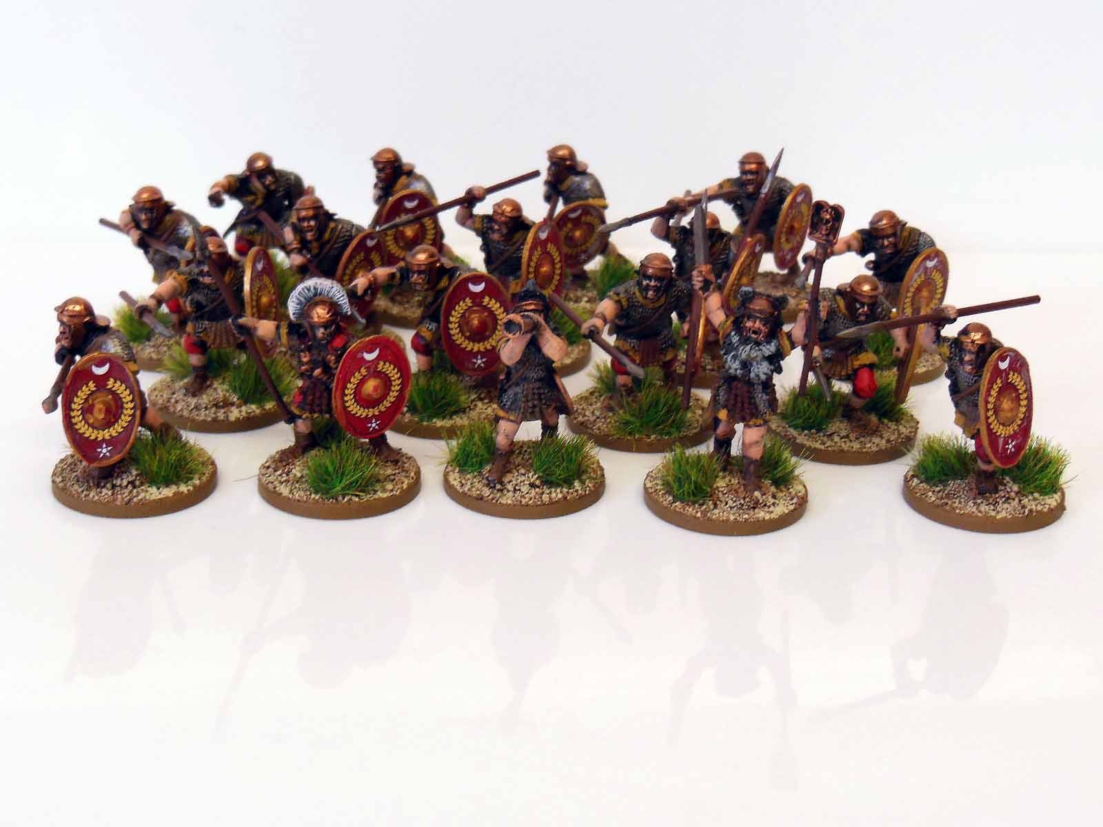 28mm Early Imperial Roman Auxiliaries - Painted & Based 28mm Early Imperial Roman Auxiliaries - Painted & Based
