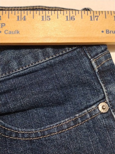 Calvin Klein Jeans Womens Denim Blue Size 12 Dark Wash Straight Legs Pre-owned - Picture 11 of 14