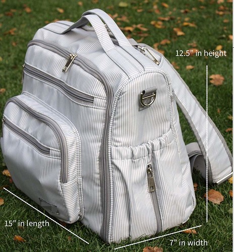 BOLSO DE PAÑALES MAMÁ, MOCHILA, BOLSO BANDOLERA PARA PAPÁ Y MAMÁ - Imagen 6 de 12