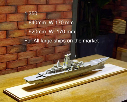 1:350/700/1250/2000 Holzsockel für Modellschiffsdisplay verschiedene Größen wählen - Bild 16 von 17