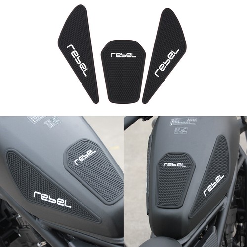 Calcomanías de tracción almohadilla lateral de gasolina para tanque de combustible Honda Rebel CMX300 CMX500 - Imagen 2 de 8