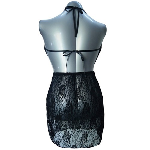 SEE THROUGH BABYDOLL LENCERÍA TRANSPARENTE NEGLIGEE ATREVIDA CHEMISE TALLA GRANDE 12 14 16 18 - Imagen 9 de 9