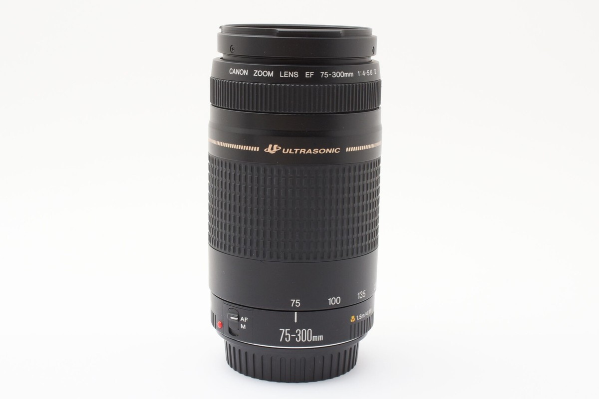 CANON ZOOM LENS EF 75-300mm F4-5.6 II Ultrasonic with Cap