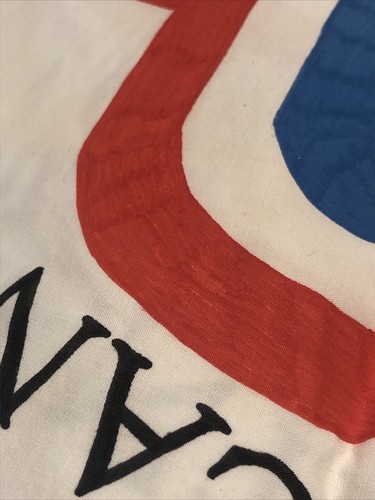 US Bicentennial Flag - Flown Over NAS Midway On July 18, 1975 - 31 x 18.5” - Picture 4 of 17