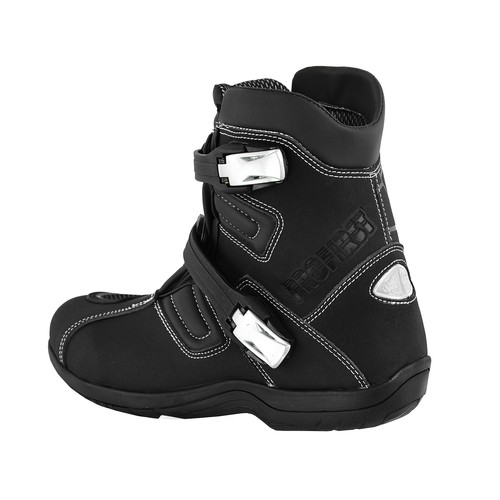 Men Motorcycle Leather Boots Waterproof Motorbike Shoes UK Size CE Armoured Boot - Picture 11 of 14
