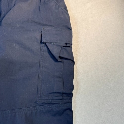 511 Tactical Cargo Pants 34 x 31 Adjustable Black Workwear Grunge tie Ankle - Picture 3 of 20