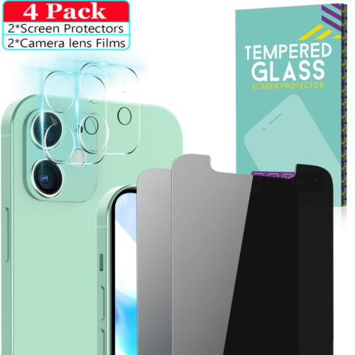 Cubierta protectora de pantalla de vidrio para cámara antiespía privacidad para iPhone 13 Pro Max 12 11 - Imagen 21 de 21