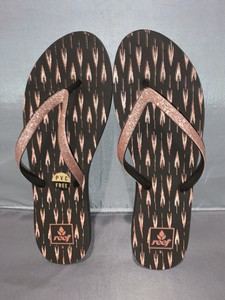 reef metallic flip flop
