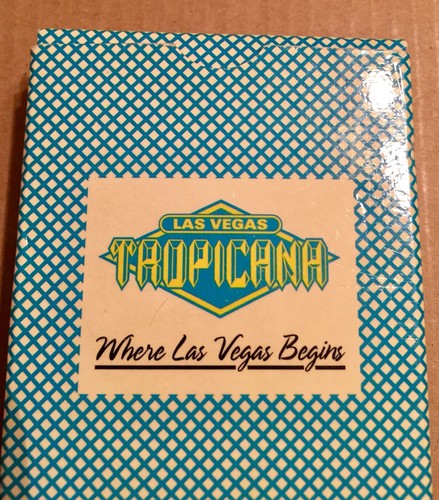 "Where Las Vegas Begins" Tropicana Casino Playing Cards-Used Vintage - Picture 4 of 8