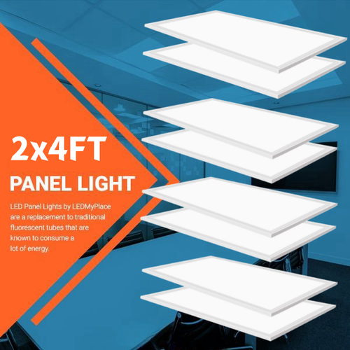 2X4 - 75W LED Panel Light Fixture Dimmable | 5000K | 120V-277V | 2'X4' LED Light - Picture 18 of 25
