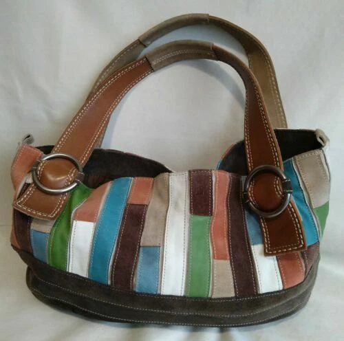 Suede Exterior Brown Bags & Handbags for Women