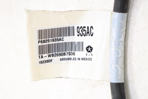 2016 - 2022 JEEP GRAND CHEROKEE WK NEGATIVE BATTERY CABLE WIRE OEM 68251935AC - Picture 8 of 9