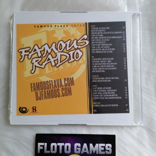 CD MUSICAL : DJ Famous - Famous Radio 18 - 50 Cent - Neuf - Rap US - Floto Games - Imagen 2 de 2