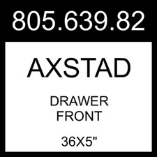 IKEA AXSTAD Drawer Front Gray-green 36x5" 805.639.82
