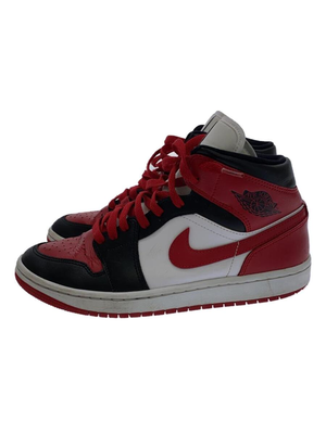 Nike WMNS Air Jordan 1 MID BQ6472-079 US9 26cm red black used | eBay