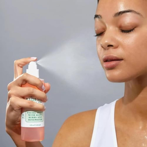 Facial Spray with Aloe, Herbs and Rose Water for All Skin Types, Face Mist That - Picture 3 of 12