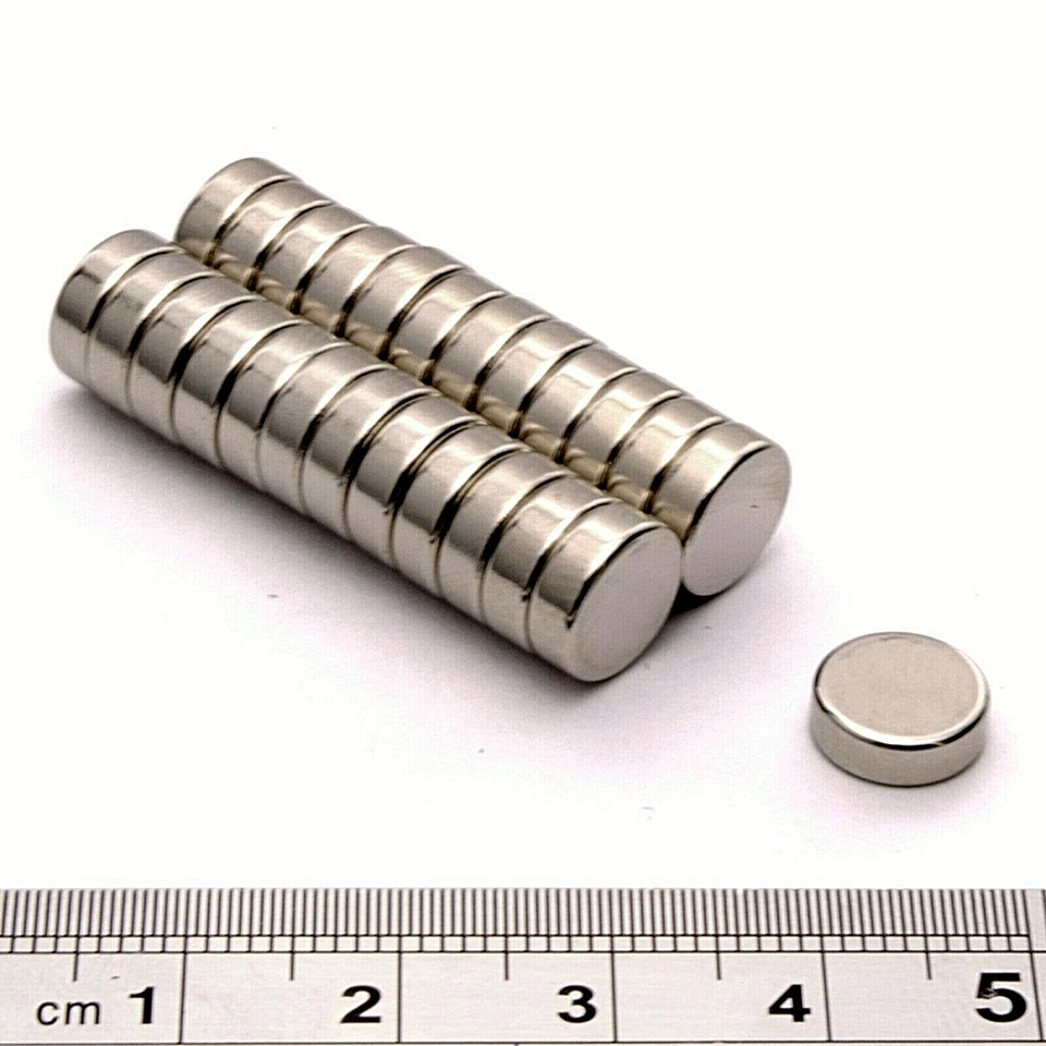 POWER MAGNET STORE Super Strong Magnets (9mm Dia x 3mm) * Pull force 1.5Kg * Powerful Disc Magnet