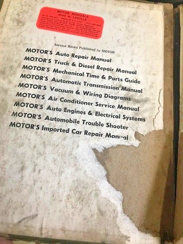 Motor's Imported Car Repair Manual - Picture 2 of 3