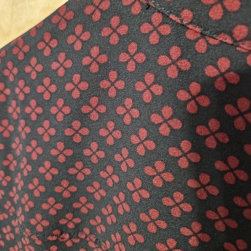 Banana Republic rot und schwarz Langarm Tie Manschette Shirt Kleid Damengröße 8 neu mit Etikett - Bild 15 von 16