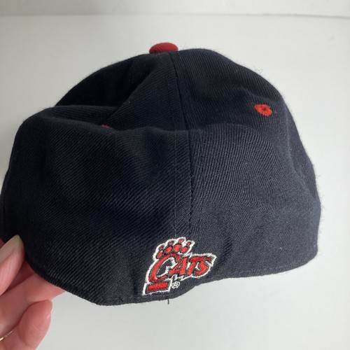 UC University Cincinnati Bearcats Kappe Mütze Größe 7 1/8 schwarz Zephyr Wollmischung - Bild 7 von 17