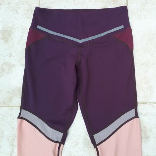 L'urv Damas Talla S 8 10 Púrpura Claret Rosa Fitness Pantalón Leggings Diseñador Gimnasio - Imagen 2 de 9
