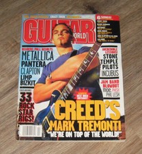 Guitar World 2001 magazin Mark Tremonti CREED Buckcherry CRAZY TOWN Ricky Nelson