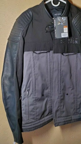 Chaqueta Harley Davidson Tech Style mangas Switchback cuero de vaca talla 3XL - Imagen 6 de 15