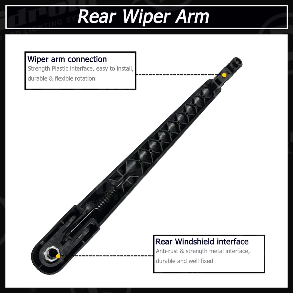 Brazo y cuchilla limpiaparabrisas trasero para Kia SEDONA 2015 - 2021 OEM calidad 98811-2W000 Foto 3 de 4