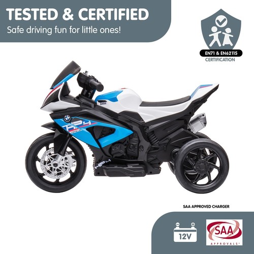 BMW HP4 Race Kids Toy Electric Ride On Motorcycle - Blue - Picture 10 of 10
