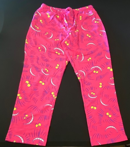 NWT Disney Cheshire Cat Lounge Sleep Pants Pajama Bottoms XL XXL - Picture 2 of 7