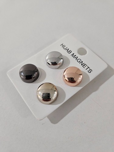 SNAG FREE HIJAB MAGNET PINS MATT metallic (4er SET) Brosche stark - Bild 7 von 40