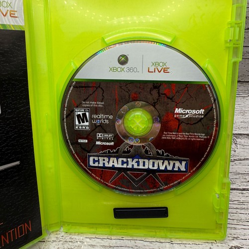 Crackdown (Microsoft Xbox 360, 2007) Excellent, Collectible, OOP - Picture 3 of 3