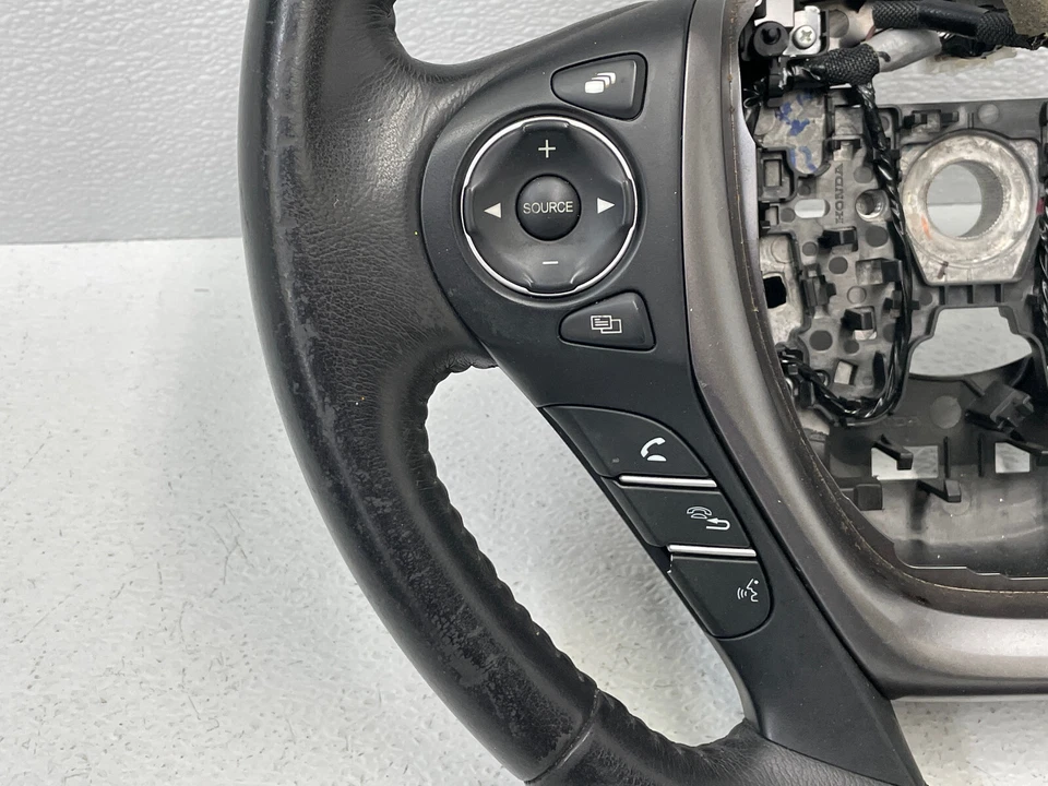 Volante Honda Pilot 2016 2017 2018 con interruptores negro 1494 OEM Foto 3 de 4