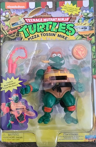 Neu! TMNT Pizza Tossin' Mike Michelangelo Figur Teenage Mutant Ninja Turtles
