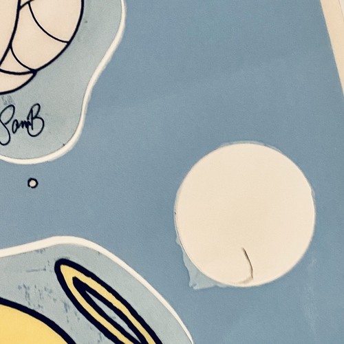 VTG Lot Of 3 Color Clings Christmas Window Cling Holiday Decor Precious Moments - Picture 12 of 12