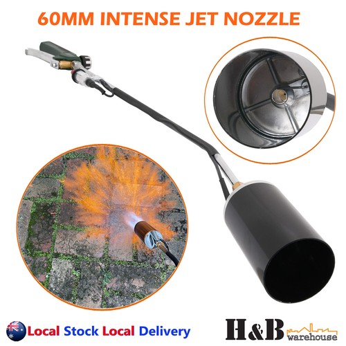 90cm Grass Burner Weed Killer LP Gas Bottle Trolly 60mm Jet Nozzle Extra Igniter - Picture 18 of 25