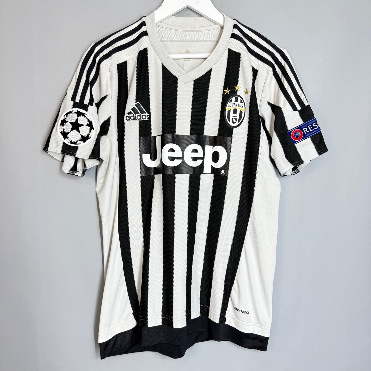 JUVENTUS 2015 2016 HOME FOOTBALL SHIRT SOCCER JERSEY ADIDAS