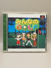 MINNA NO GOLF PS1 SONY PLAYSTION JAPAN EVERYONE'S GOLF M287