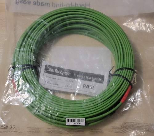 StarTech Fiber Optic Duplex Patch Network Cable LCLCL-20M-OM5-FIBER Multimode - Photo 5/5