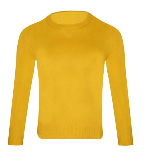 Kids Girls Boys 100%Cotton Jumper Sweatshirt Crew tops Round Neck School Uniform - Picture 4 of 12