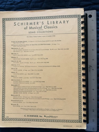 Sheet Music Books - Vocal Selections, Vocal Scores, Songbooks, Folk Songs Choose - Picture 225 of 693