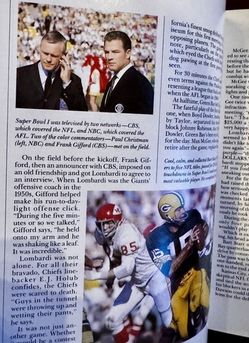 Vintage The SuperBowl Commemorative Hardcover Book Edition 25 Years NFL 1992 New - Picture 5 of 6