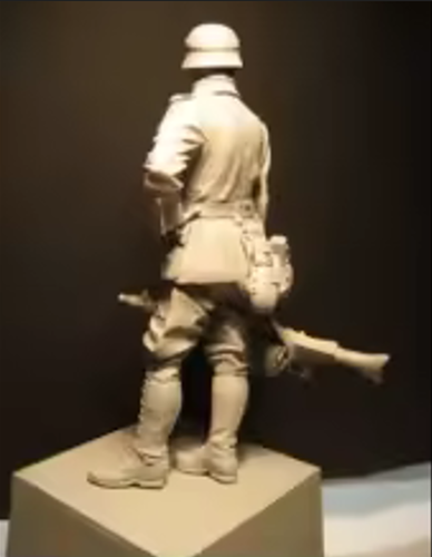 FIGURA DE RESINA 1/16 SEGUNDA GUERRA MUNDIAL Afrika Korps soldado de infantería sin pintar sin montar NUEVO - Imagen 10 de 12