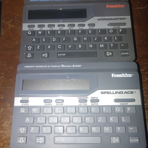 Vintage 1989 Franklin Computer Wordmaster Deluxe and Spelling Ace - Bild 2 von 6