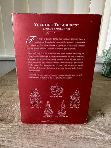 lenox yuletide treasures ornament Elf On Box - Bild 3 von 14