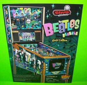 The-Beatles-Pinball-Machine-FLYER-Art-Beatlemania-John-Lennon-George-Harrison