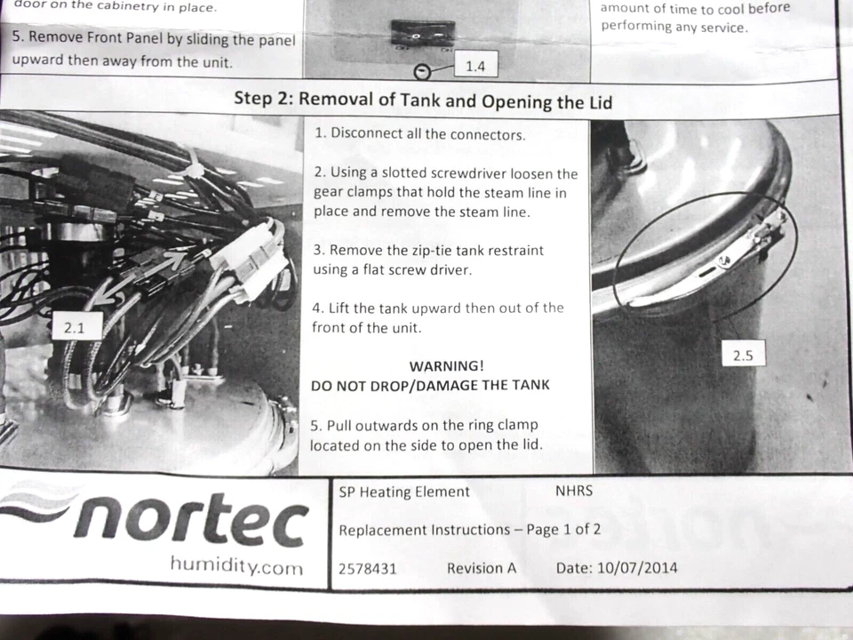 2578494 SP CONDAIR LEGACY NORTEC HUMIDIFIER HEATING ELEMENT NEW - Image 3 of 4