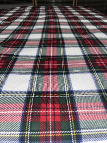 TOMMY HILFIGER 3PC FULL/QUEEN Comforter Set Stewart Plaid Flannel Red Blue Green