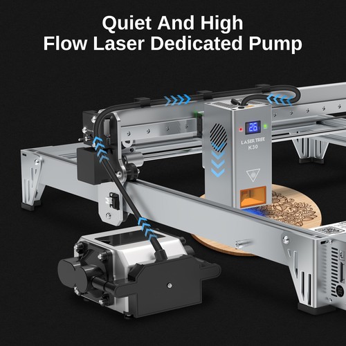 K30 30W Laserschneidemodul + Luftassistent Pumpe Kit, für Lasergraviermaschine - Bild 19 von 22