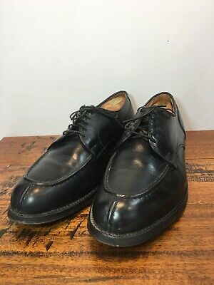 ALLEN EDMONDS BRADLEY SPLIT TOE BLACK LEATHER DERBY LACE UP ALLEN EDMONDS BRADLEY SPLIT TOE BLACK LEATHER DERBY LACE UP